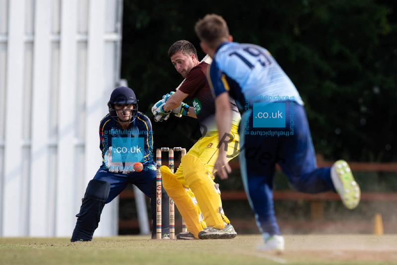 20180715 Flixton Fire v Greenfield_Thunder Marston T20 Final023.jpg - Flixton Fire defeat Greenfield Thunder in the final of the GMCL Marston T20 competition hels at Woodbank CC